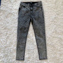 Lularoe Charcoal Acid Wash Skinny Jeans Size 30