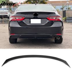 Fits 2018-2024 Toyota Camry OE Style Flush Mount Rear Trunk Spoiler Wing Gloss Black