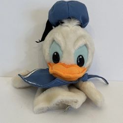 Vintage Donald Duck 12" Plush Puppet 1986 Walt Disney Productions - Applause