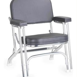 New -NORTHCAPTAIN D1 Premium Folding Deck Chair Boat Seat with Aluminum Frame