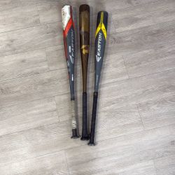 Baseball bats ( 3 ) See Description For Prices 