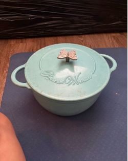 Pioneer Woman Teal Enameled Cast Iron Dutch Oven