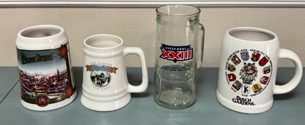 Steins Mancave Man Cave $5 each or $15 for All