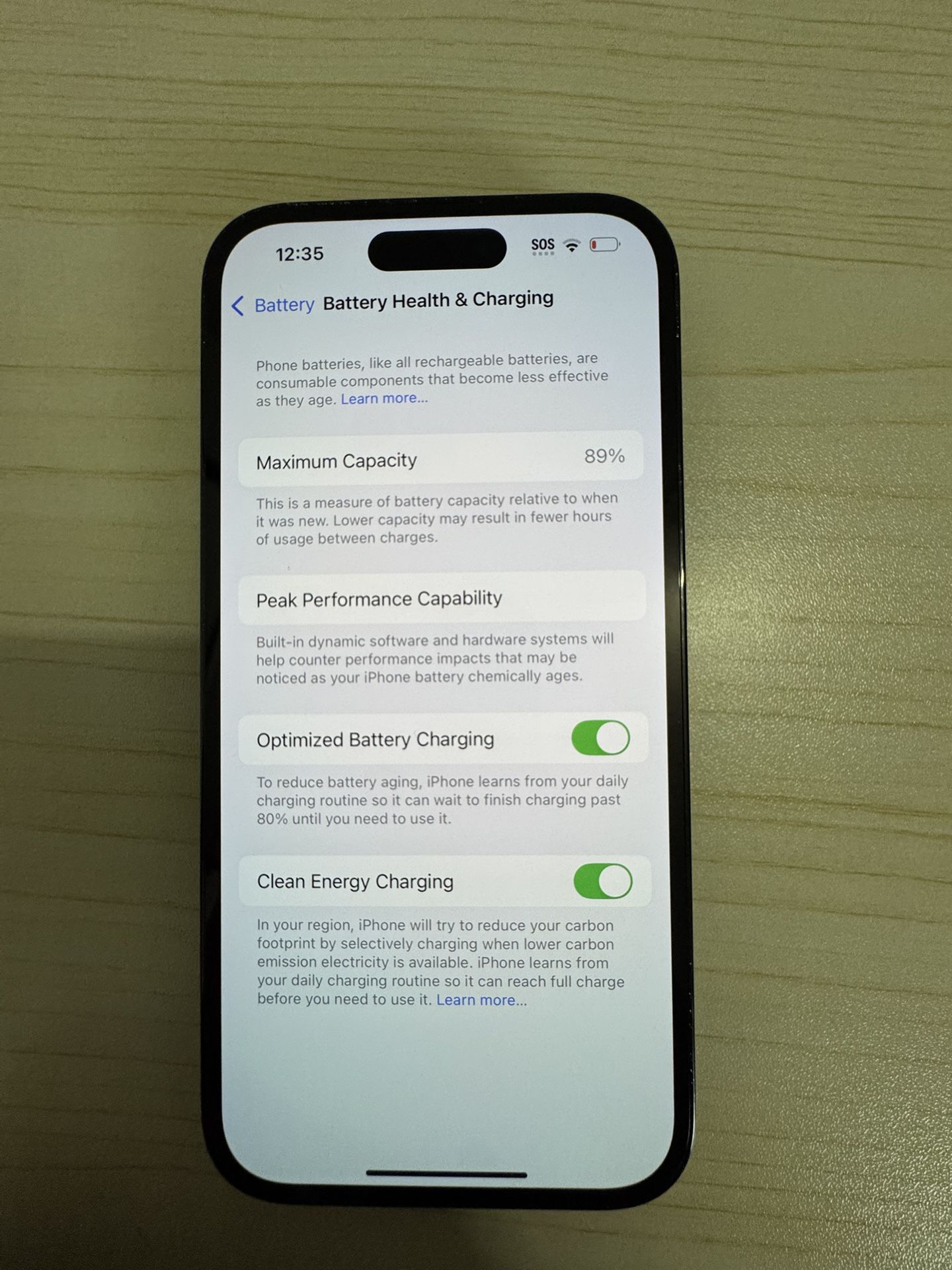 iPhone 14 Pro – 128GB – Unlocked – Black (A2650) – 89% Battery Health