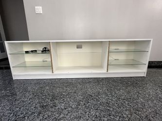 TV Stand with 20 colors LED Lights, Modern TV