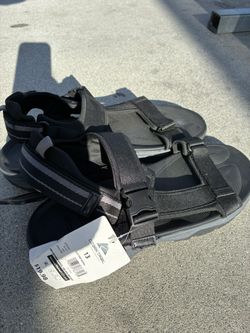 NWT Ozark Trail Men Black Outdoor Trek Ankle Strap Sandals Sports Mens Size 13