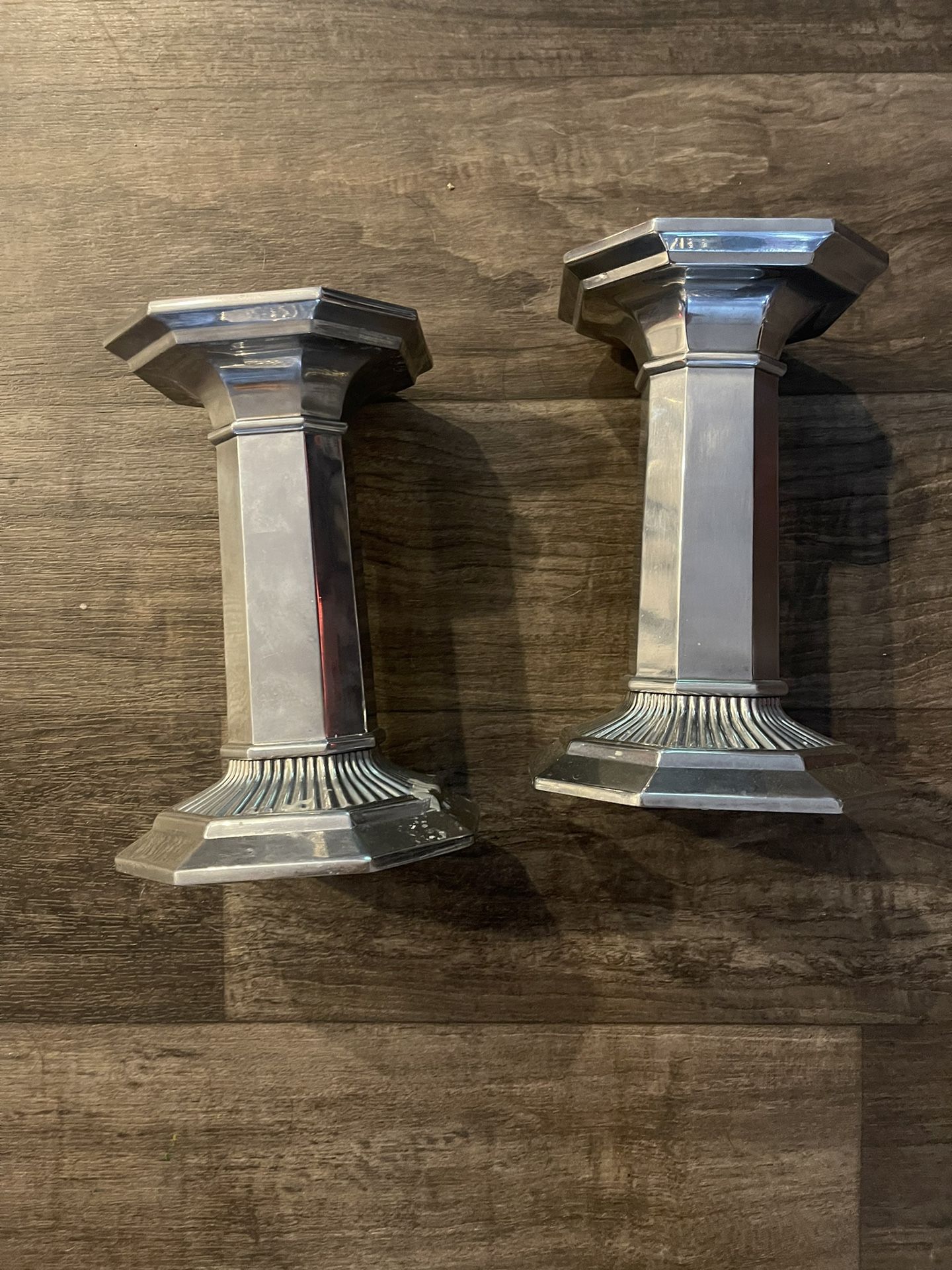 Silver Plated Candleholders