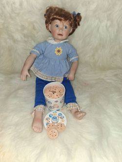 Ashton-Drake Galleries "Kayla" porcelain doll