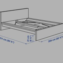King Size Bed ( Ikea)