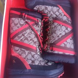 Womens Coach Snow Boots