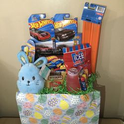 Boys HotWheels Easter Basket