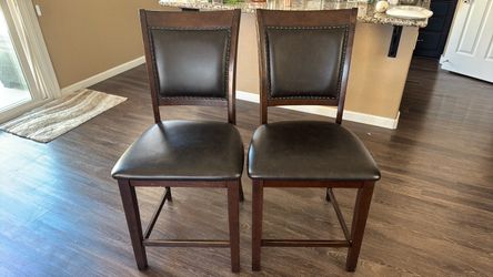 Counter Height Bar Chairs Set of 2
