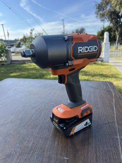 RIDGID 18V Brushless Cordless 4-Mode 1/2 in. High-Torque Impact Wrench Kit