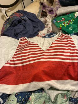 Women’s XL stripes sleeveless shirt
