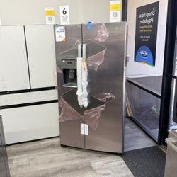 🔥GE Stainless Steel Refrigerator With Ice Maker And Water Dispenser🔥