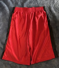 Red And Black Athletic Works Shorts