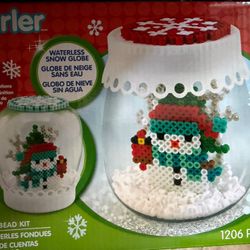 PERLER FUSED BEAD KIT - 1206 BEADS - WATERLESS SNOW GLOBE 