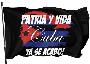 Patria Y Vida Cuban Flag