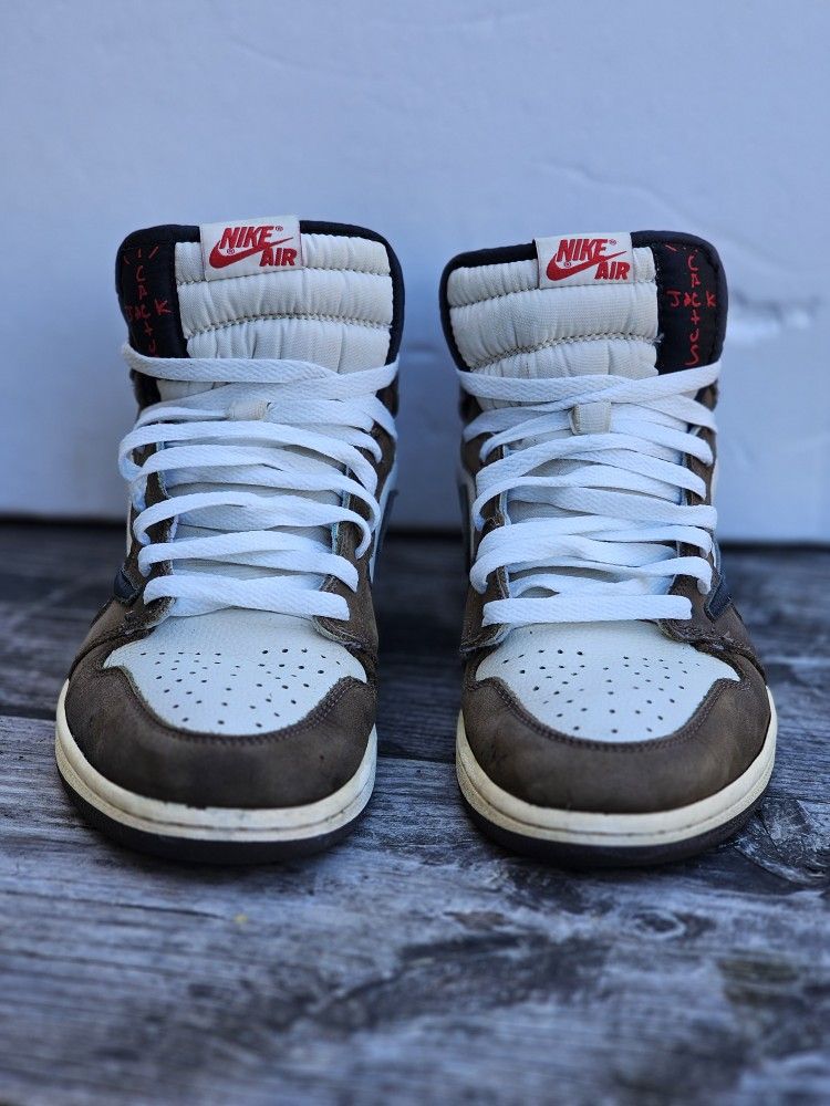 🔥Air Jordan 1 Retro High Travis Scott "Mocha" Men's 9 - No Box