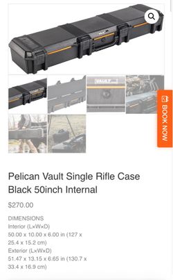 Pelican Vault Case Black
