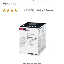 Netgear wifi extender model ex6110, new without box $50 obo.