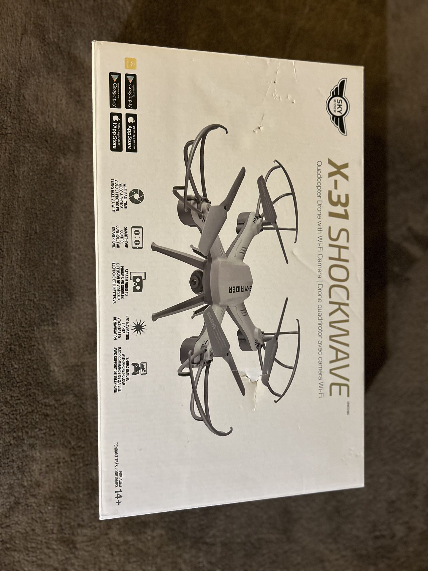 Quadcopter Drone w/ WIFI Camera - Brand New