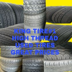 Starting at $20 All sizes high thread used tires, great prices, no hidden fees 30 days warranty