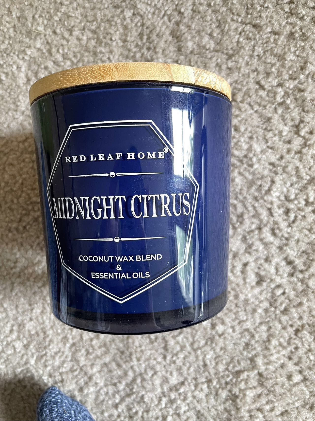 Red leaf home midnight citrus coconut wax blend & essential oils  Scented Candles