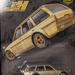 Hot Wheels Premium  Japan Historics 5 Car Culture Datsun 510 Wagon Gold
