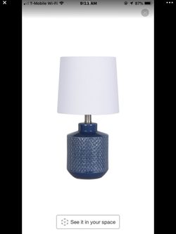 Brand new threshold table lamps