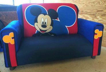 Mickey mouse kids loveseat