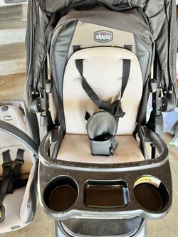 Chicco Fit2 With Bravo Primo Stroller And 2 Car Bases