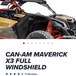 Can am Maverick Front Windshield 