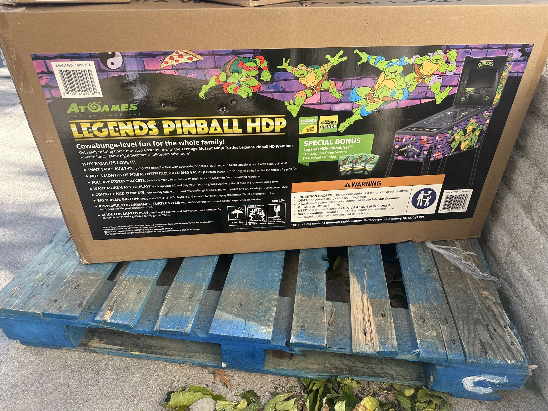 Legends Pin Ball Machine