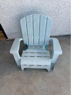 Kids outside chair