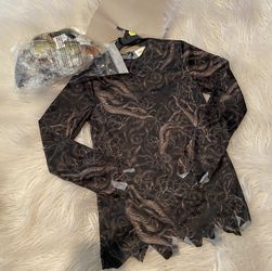 Boys rotting pumpkin costume