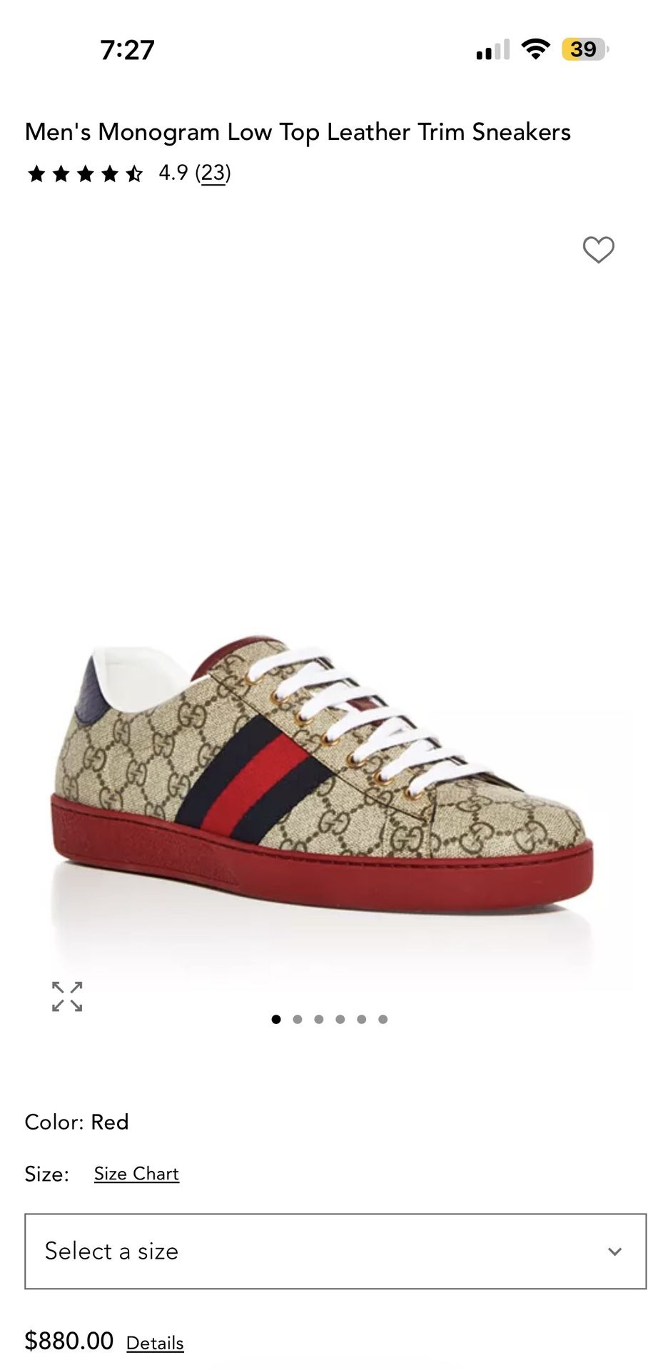 Men Gucci shoes
