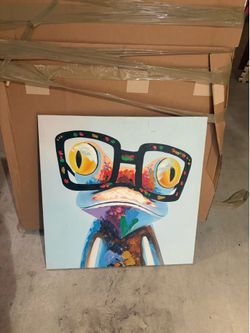 Monkey and lizard artwork