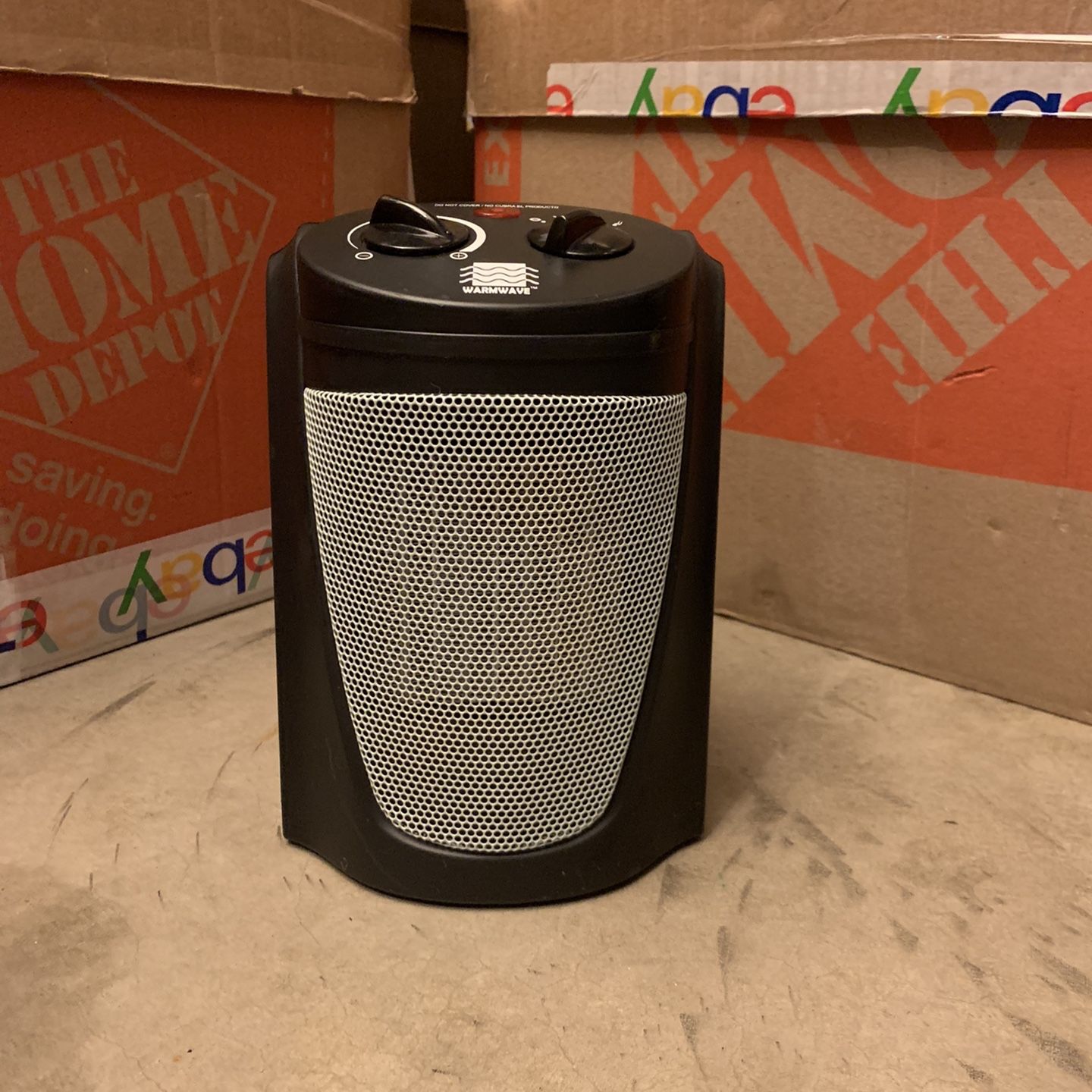 WARMWAVE BLACK PORTABLE HEATER MODEL: HPG15B-M UPC (contact info removed)60  PRE-OWNED for Sale in Everett, WA - OfferUp