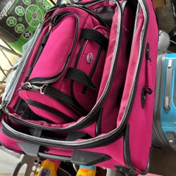 Three-piece suitcase, American tourist soft