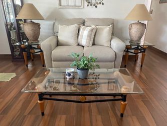 Table Set with Lamps