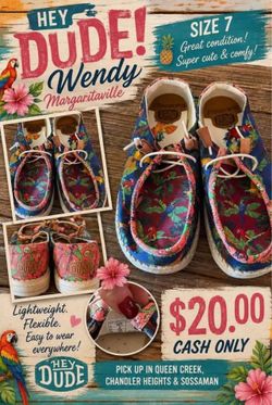 🌴🦜 HEY DUDE MARGARITAVILLE SHOES — TROPICAL VIBES! 🌺🍹