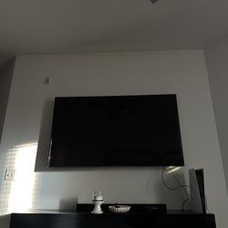 Black Floating TV Stand 