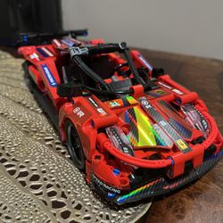 Lego Ferrari Car Built
