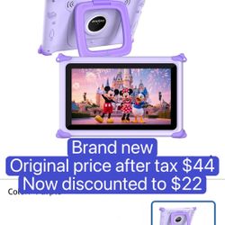 Kids Tablet 7 inch Tablet for Kids 3-12 32GB Toddler Children's Tablets with WiFi, YouTube, Baby Tablets with Shockproof Case, IPS Screen Parental Con