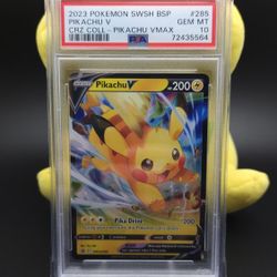 Pikachu SWSH285 PSA 10