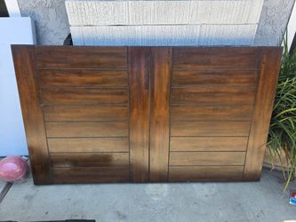 Solid Wood Dining Table and Chairs (See Description)