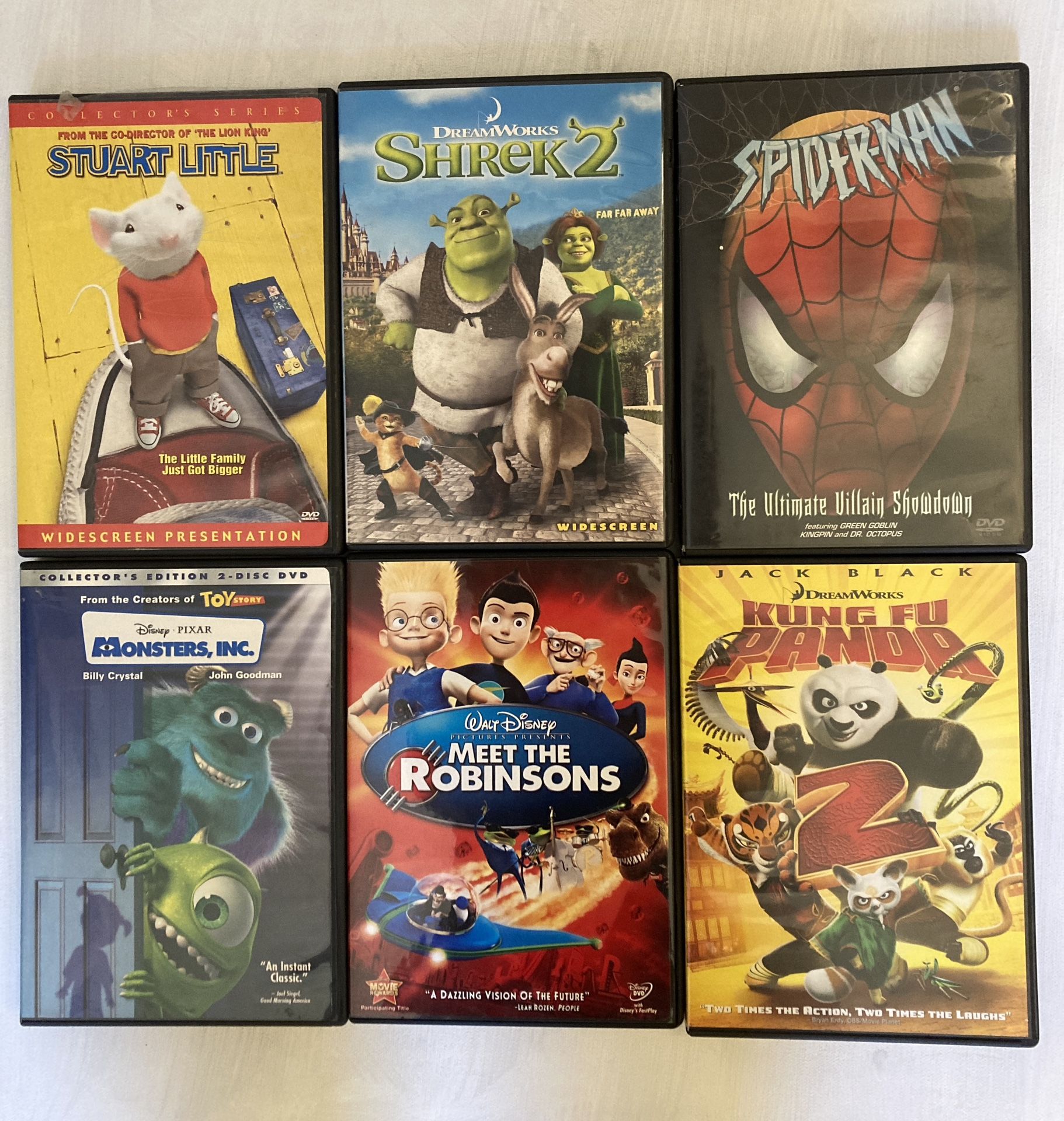Lot Of 6 Classic Kids DVD Movies