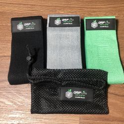 PREMIUM GRIP Life Hip Booty Bands Fabric Resistance Bands for Gym Home Workout (Set of 3)