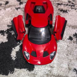 Car Toy Ford GT Red with Black Wheels